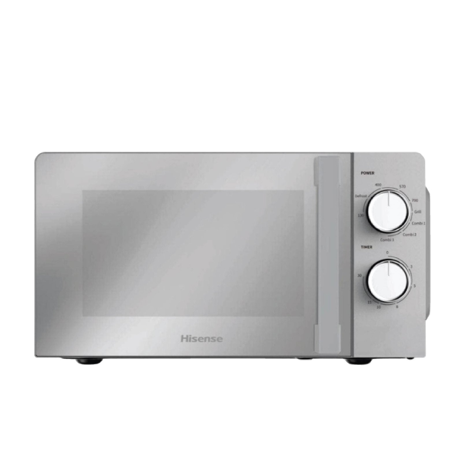 Hisense 20L H20MOWS10 Microwave Oven White-Mechanical Knob Control